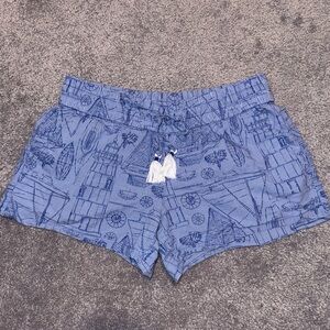 Vineyard Vines Blue Nautical Print Shorts
